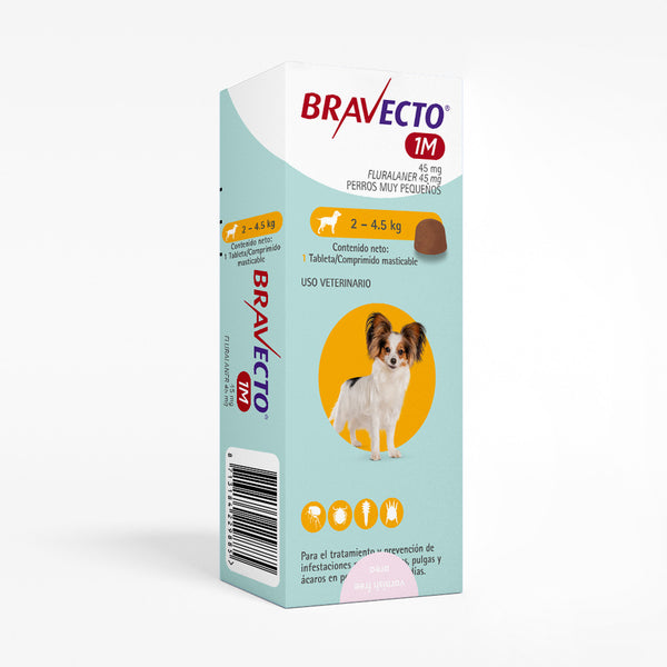 BRAVECTO 1M (2-4.5KG) *45MG 37 DIAS