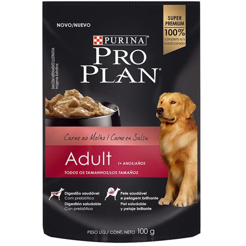 SOBRE PRO PLAN  ADULTO CARNE * 100GM