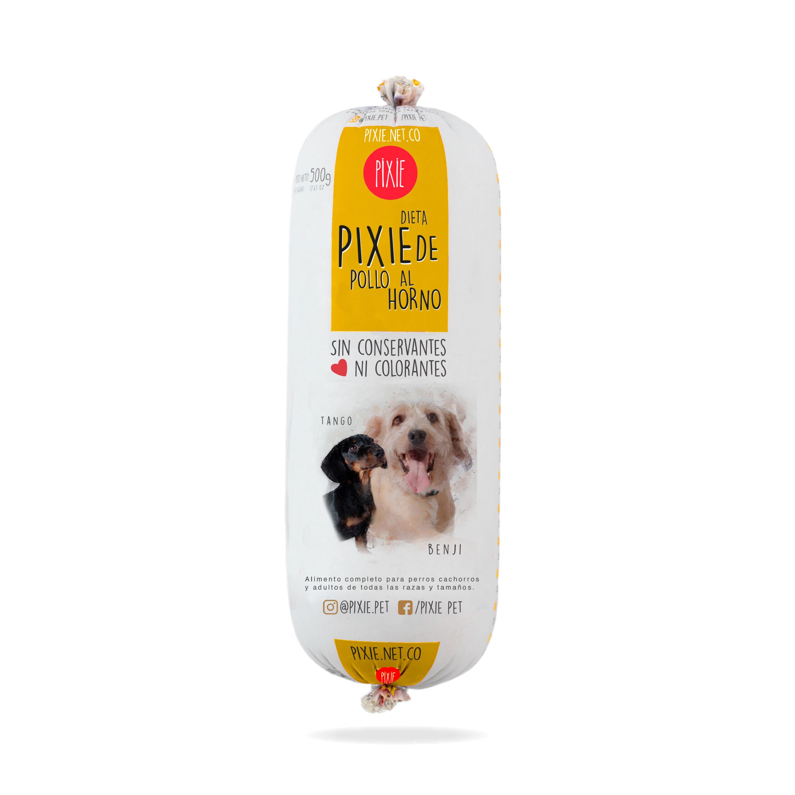 PIXIE POLLO AL HORNO PERROS CACH Y ADULTOS  500 GR