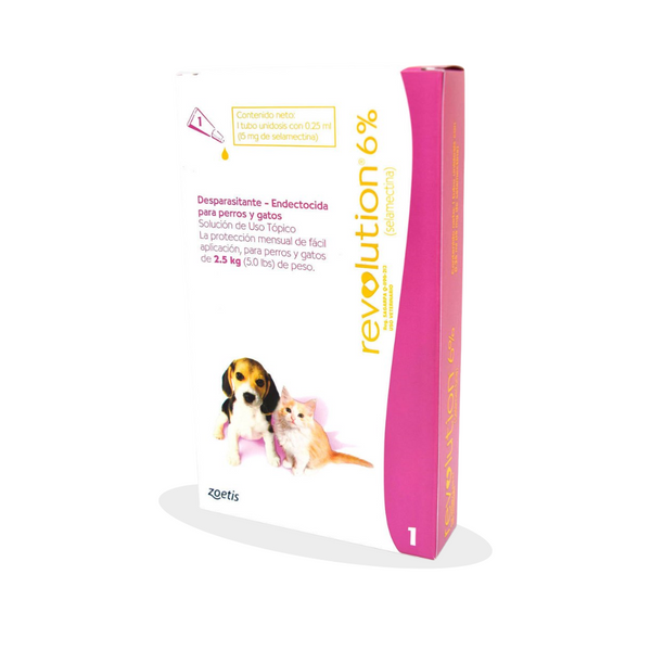 REVOLUTION 6%*0.25 ML HASTA 2.5 KG