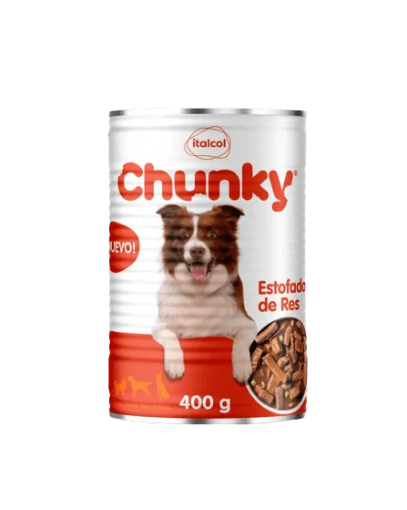 LATA CHUNKY ESTOFADO DE RES *400 GR