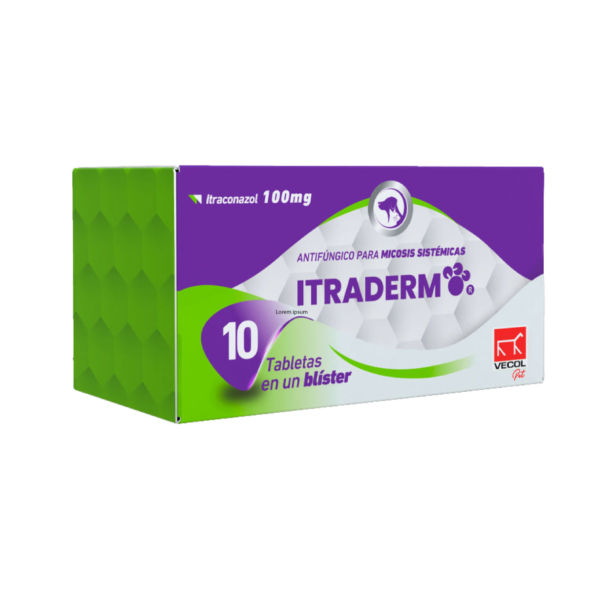 ITRADERM 100MG * UND ANTIMICOTICO VECOL (ITRACONAZOL)