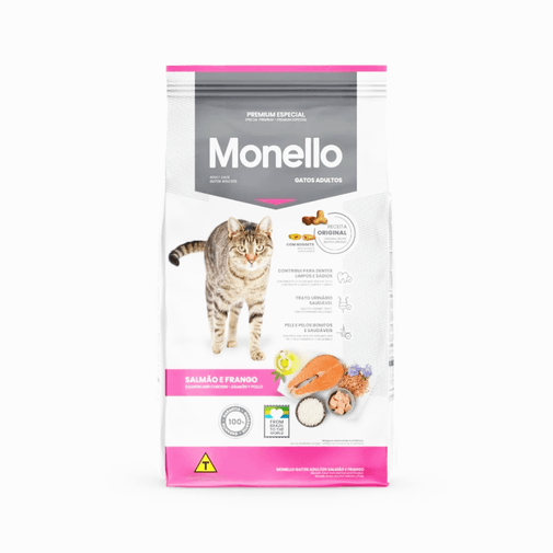 MONELLO GATO SALMON ATUN POLLO *1 KILO